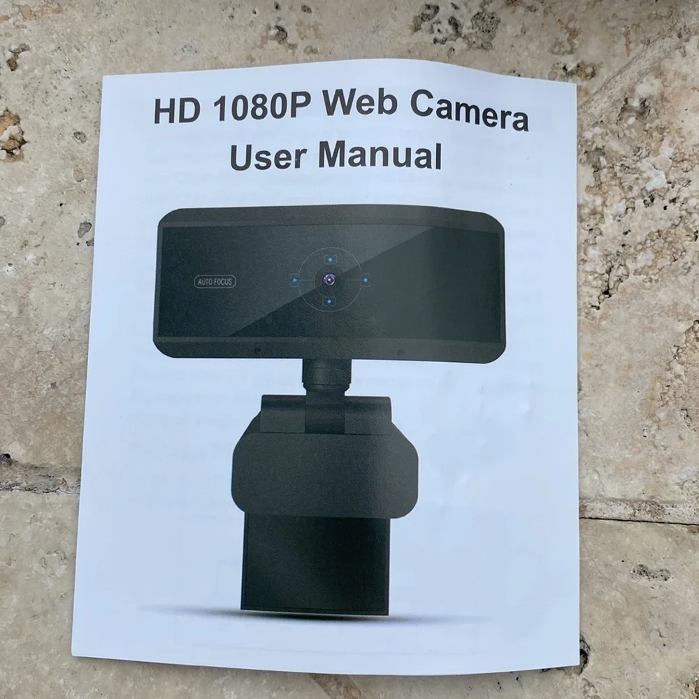 NEW WEBCAM In Original Box HD 1080p Webcam Live Computer Web Camera - 5m
